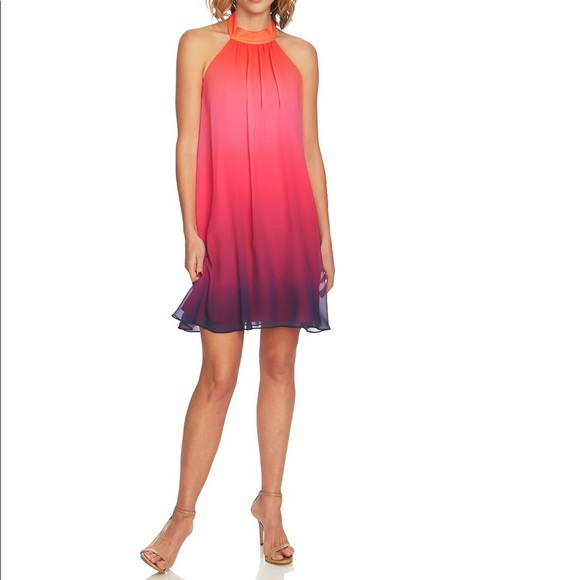 Ombré Halter Dress - Picture 1 of 4